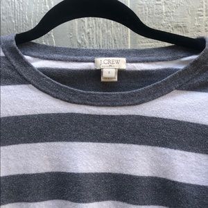 Grey and White J Crew Sweater